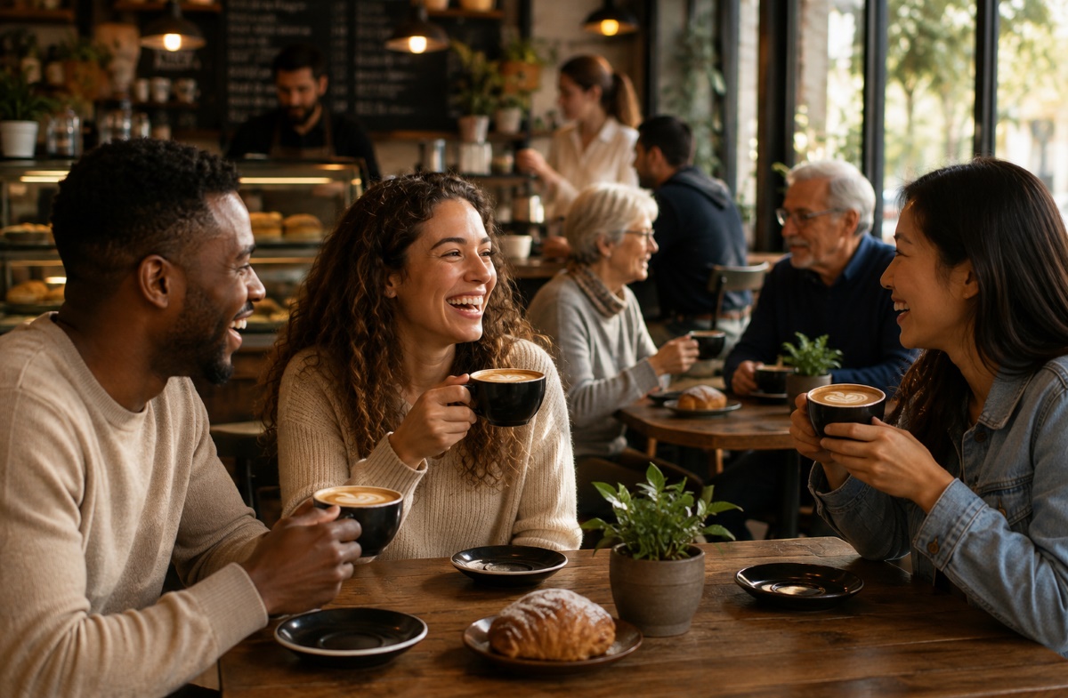 Fresh coffee and food served at Revive Café