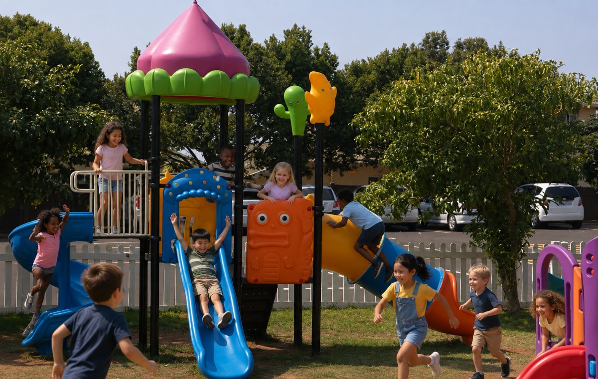 The children's play area at Revive Café